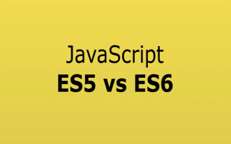 جاوا اسکریپت ES5  و ES6