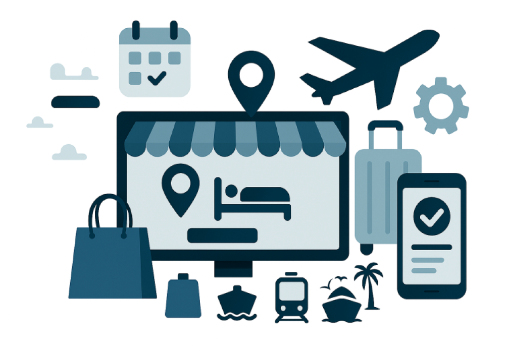 طراحی سایت رزرواسیون آنلاین هتل، فروش بلیط هواپیما، آژانس مسافرتی